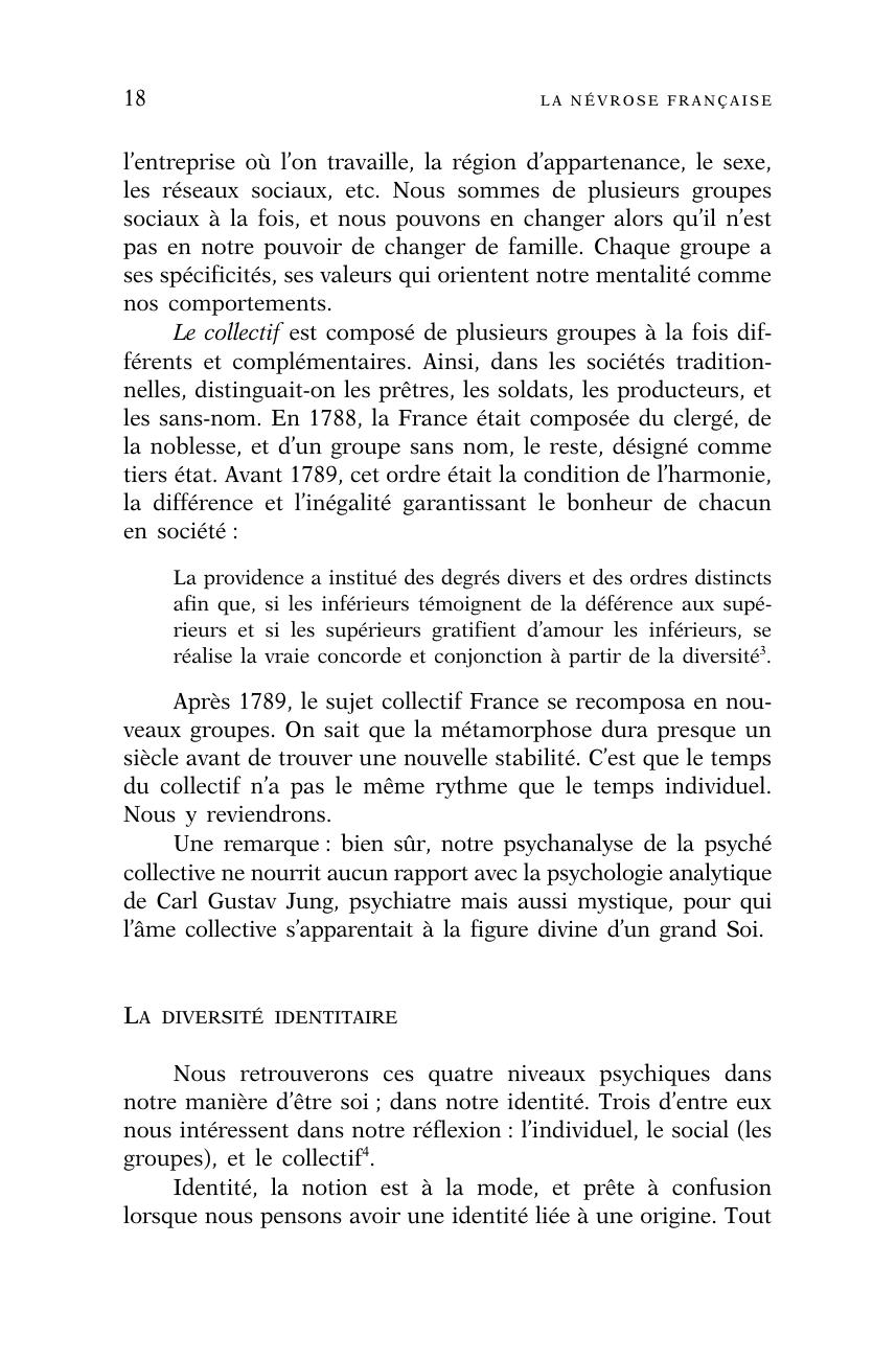 Névrose Française éditions Odile Jacob - 
