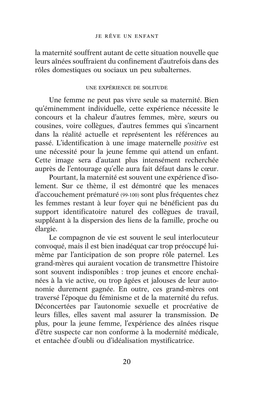 Je Reve Un Enfant Editions Odile Jacob